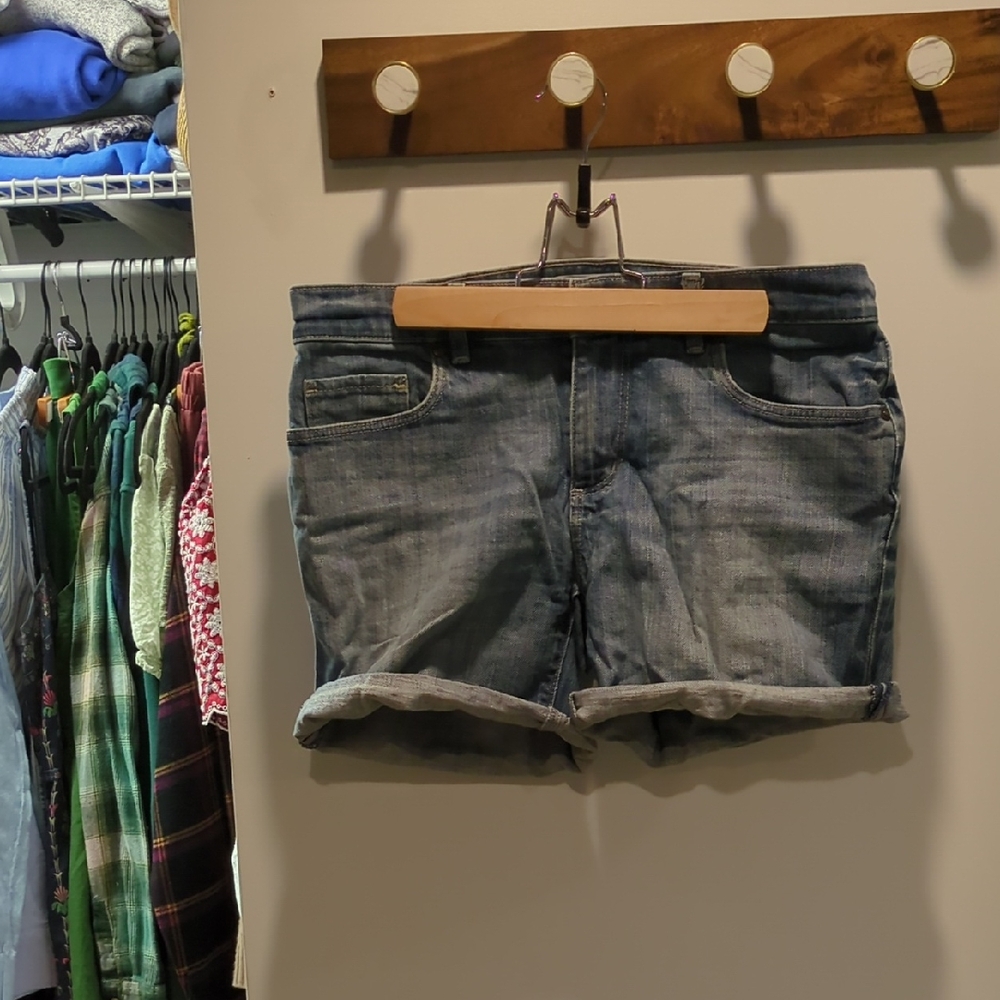 LOFT Blue Jean Shorts